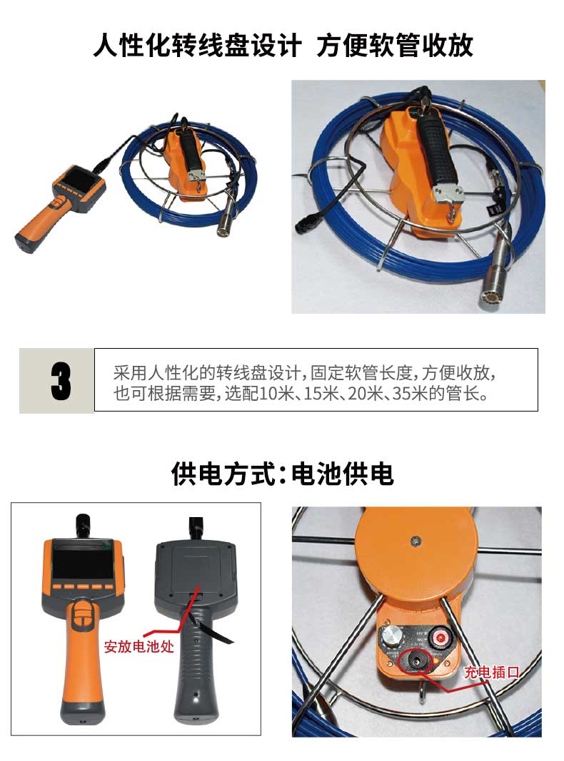 人性化轉盤設計方便軟管收放